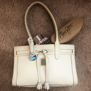 Authentic Dooney & Bourke Creme Satchel